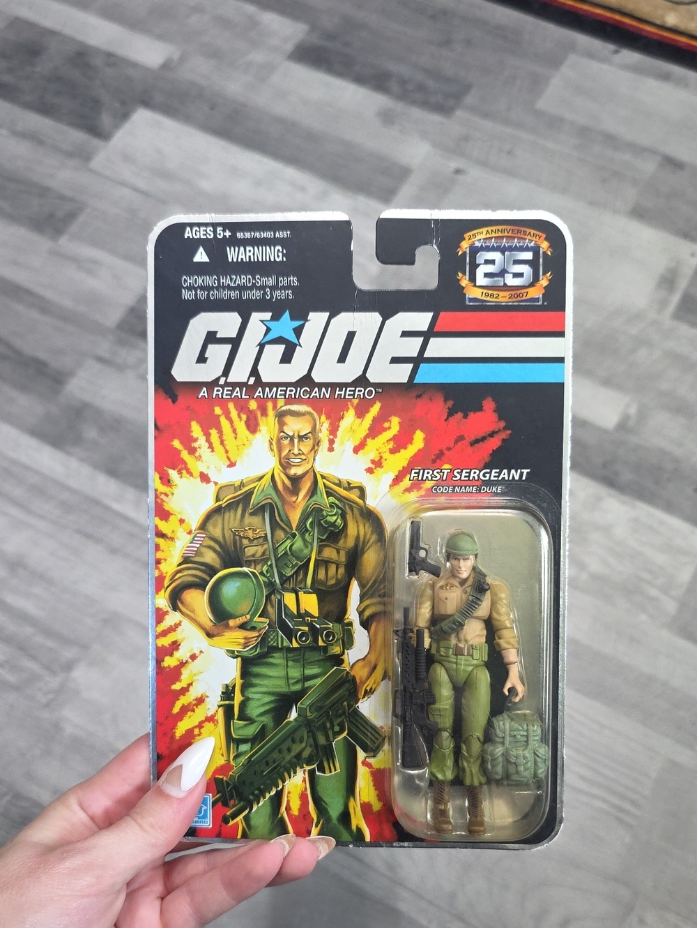 NWT, 25th Anniversary G.I. Joe First Sergeant Action Figure